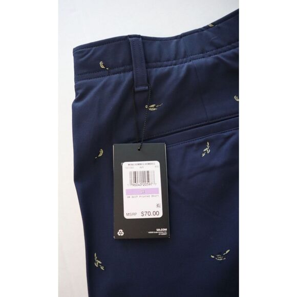 Under Armour 1377303 410 Men's Sz 38 Navy Blue UA Storm Golf Printed Shorts - Picture 7 of 10